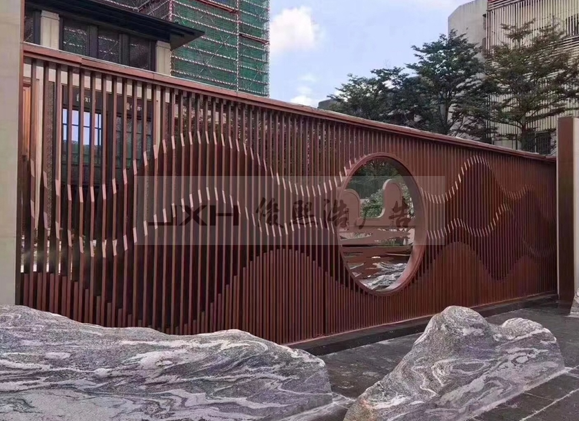 上海不锈钢景墙效果