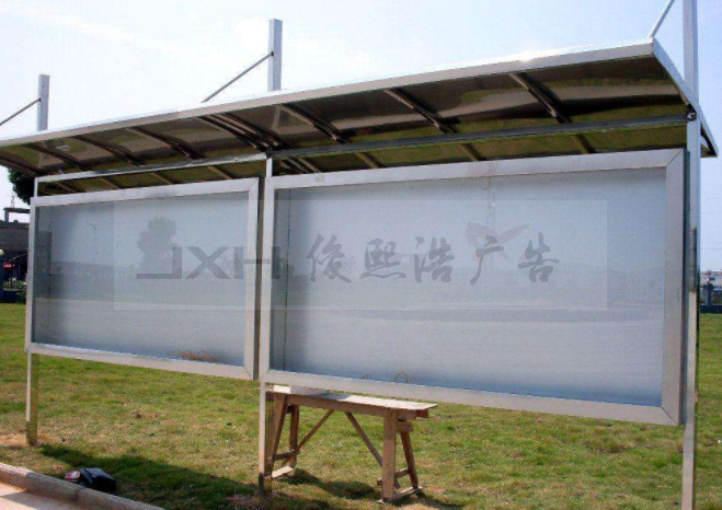 上海户外不锈钢宣传栏制作安装