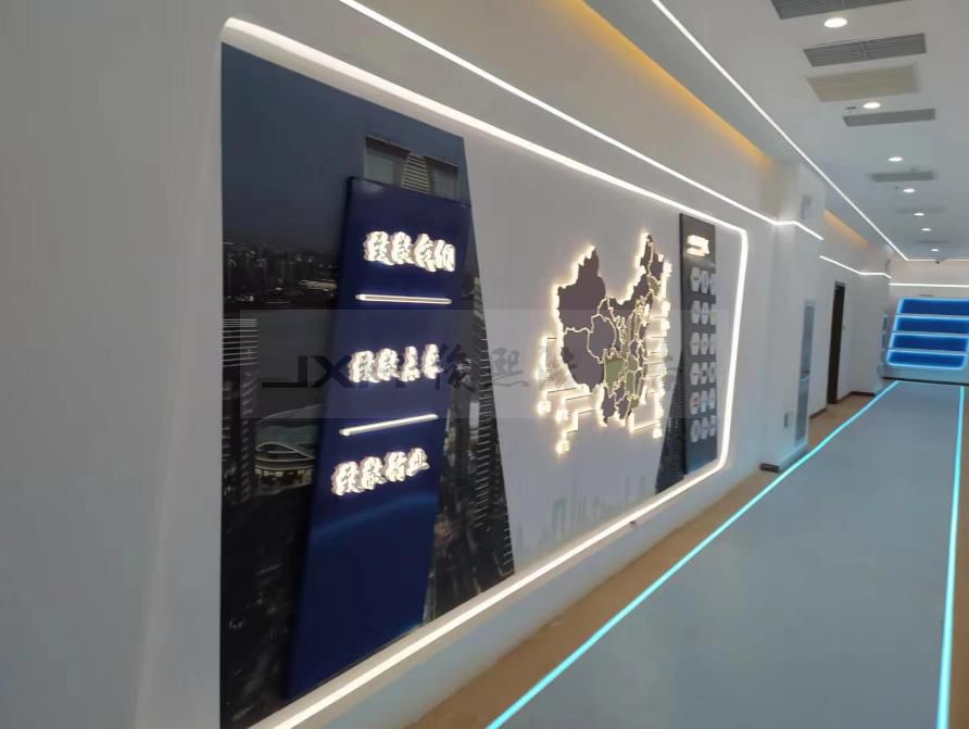 上海科技公司形象墙效果